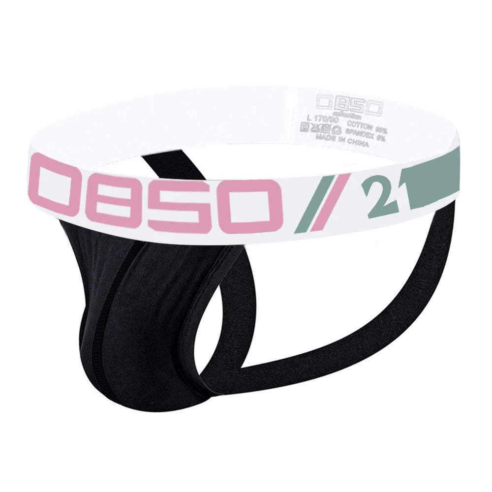 Men’s Athletic Jockstrap – Breathable Mesh Support with Bold Style