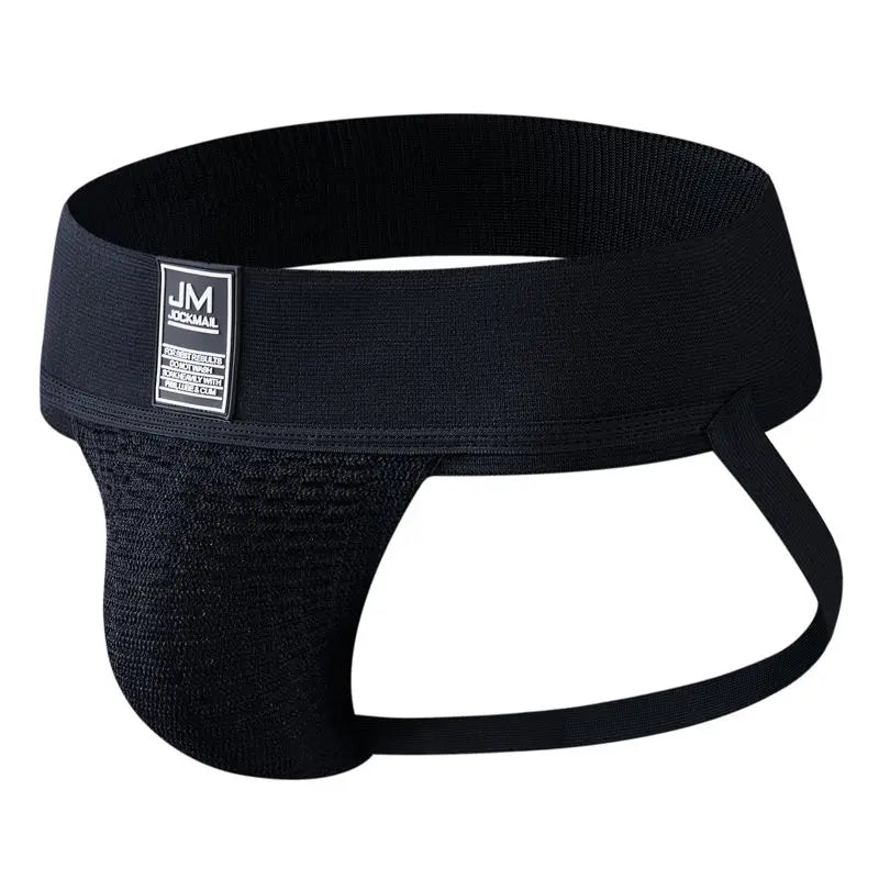 Men’s Gym Jockstrap – Sexy Mesh Pouch & 3" Waistband