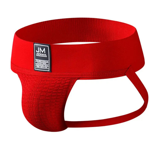 Men’s Gym Jockstrap – Sexy Mesh Pouch & 3" Waistband
