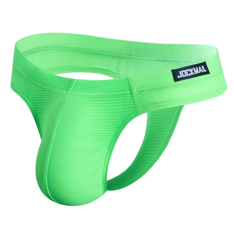 Sexy Nylon Fast-Dry Jockstrap Thong Brief