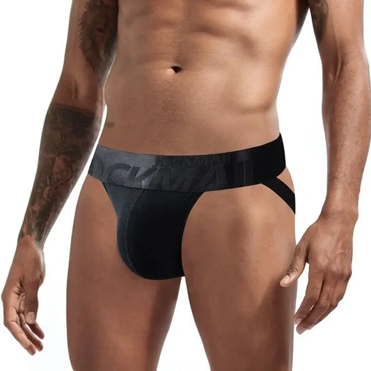 Low Rise Cotton Blend Men's Jockstrap