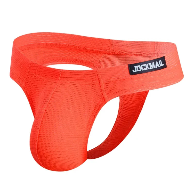 Sexy Nylon Fast-Dry Jockstrap Thong Brief