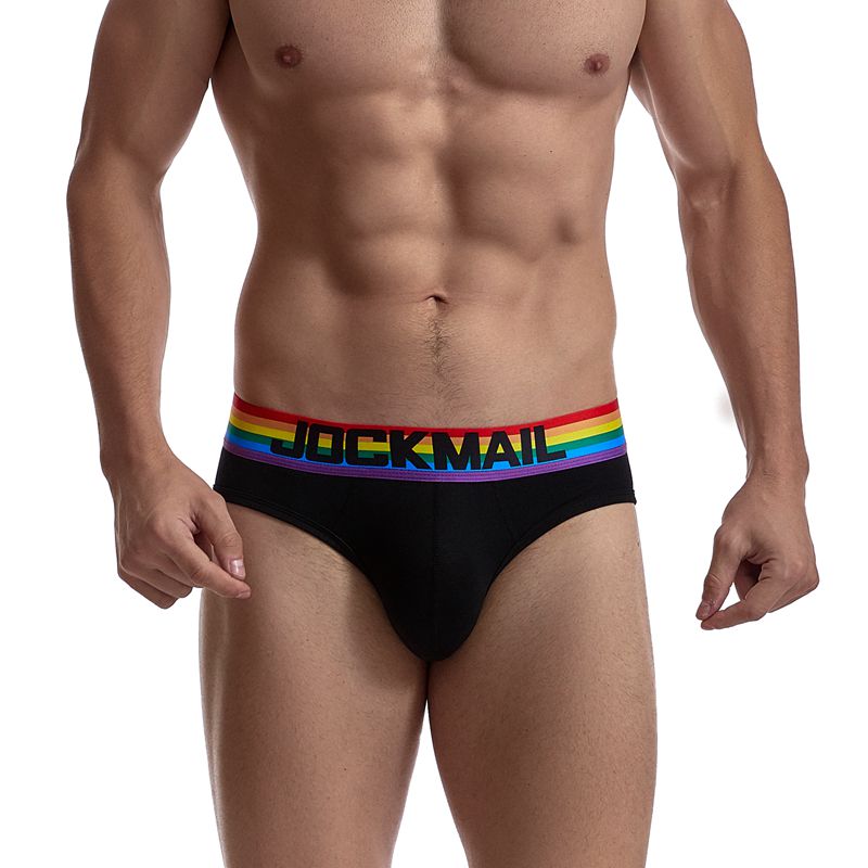 Rainbow Waistband Pride Men's Comfort Briefs