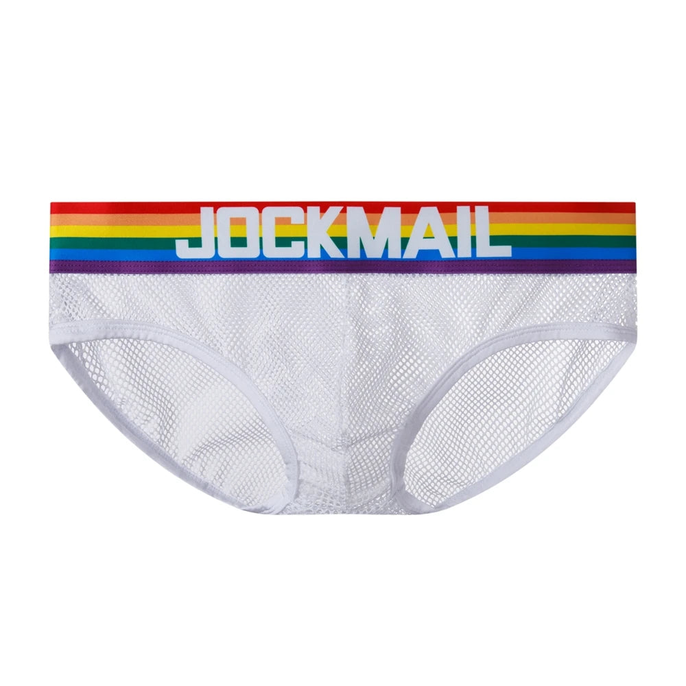 Rainbow Waistband Pride Men's Comfort Briefs