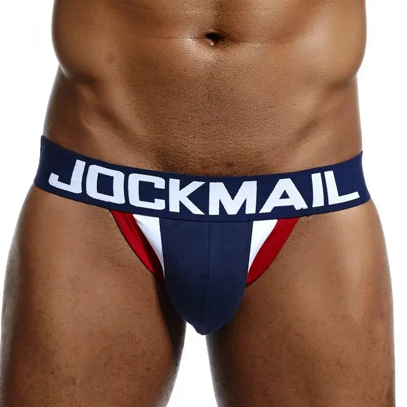 Low Rise Cotton Blend Men's Jockstrap