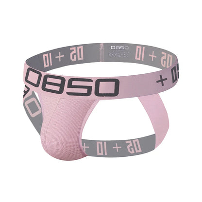 Men’s Athletic Jockstrap – Breathable Mesh Support with Bold Style
