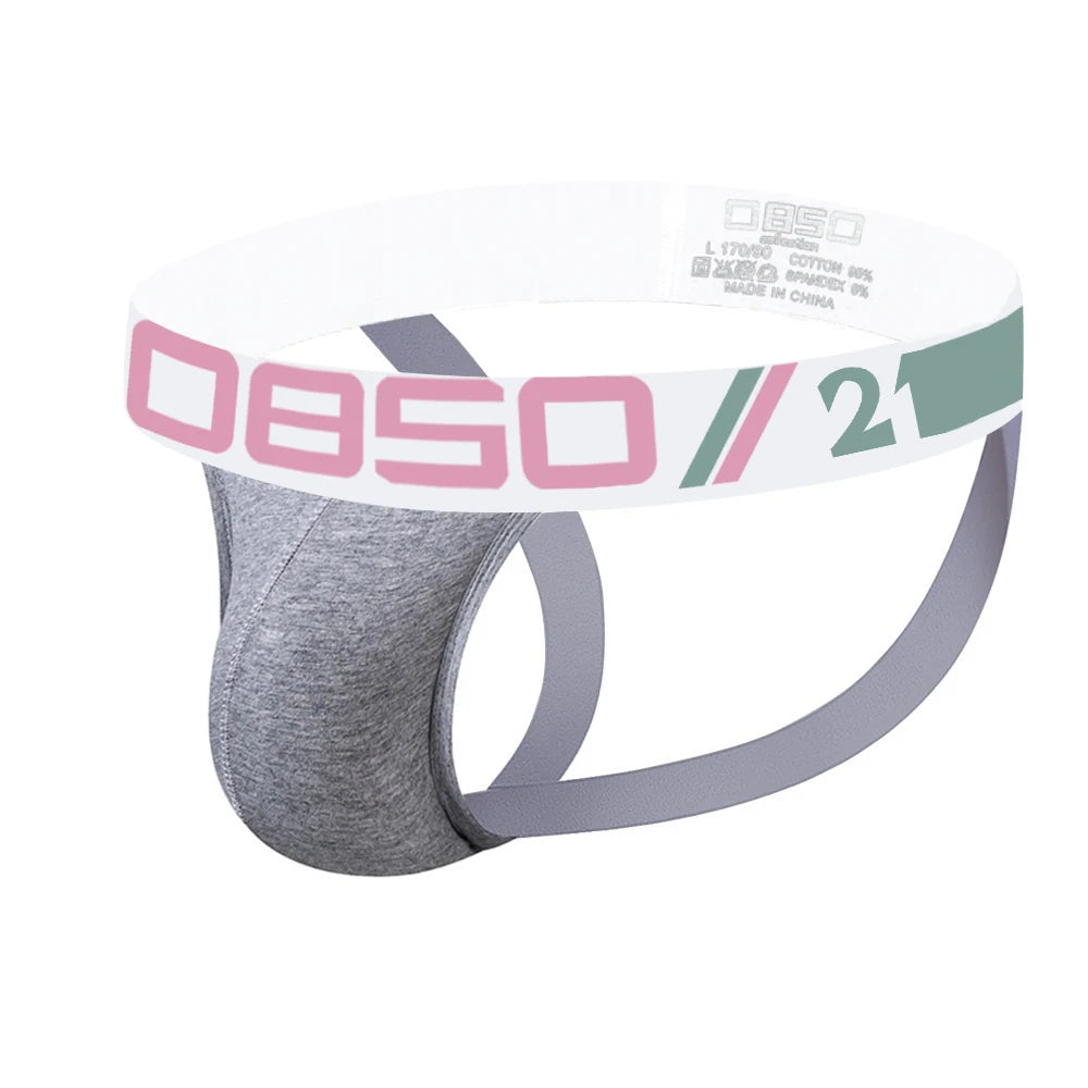 Men’s Athletic Jockstrap – Breathable Mesh Support with Bold Style