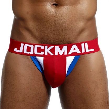 Low Rise Cotton Blend Men's Jockstrap