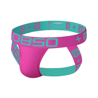 Men’s Athletic Jockstrap – Breathable Mesh Support with Bold Style