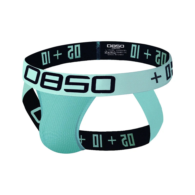 Men’s Athletic Jockstrap – Breathable Mesh Support with Bold Style