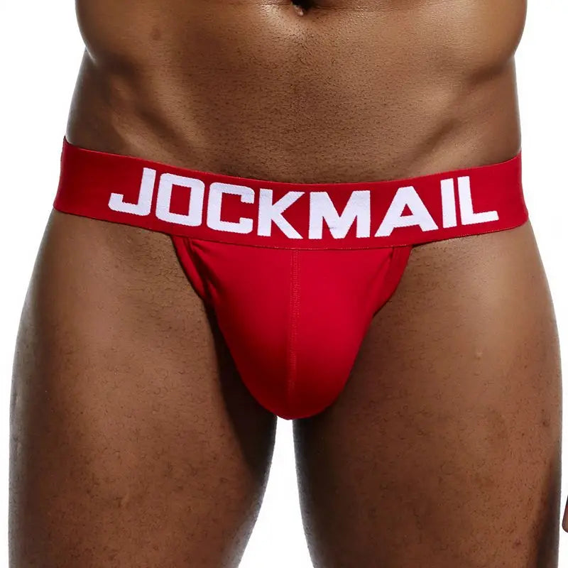Low Rise Cotton Blend Men's Jockstrap