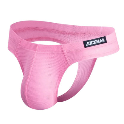 Sexy Nylon Fast-Dry Jockstrap Thong Brief