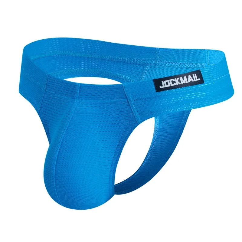 Sexy Nylon Fast-Dry Jockstrap Thong Brief