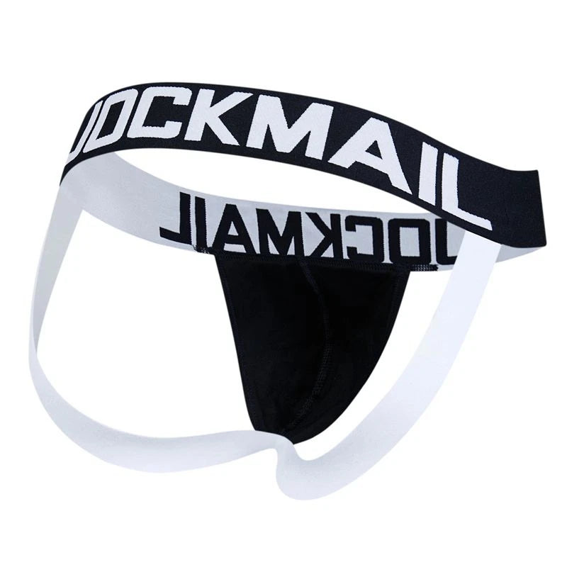 Low Rise Cotton Blend Men's Jockstrap