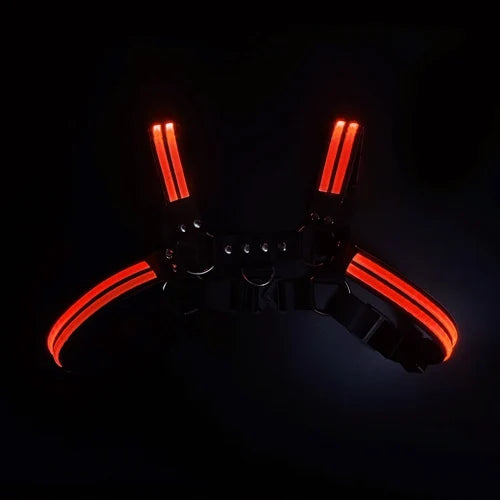 Glow Chest Circuit Party Harness – LED Light-Up Straps