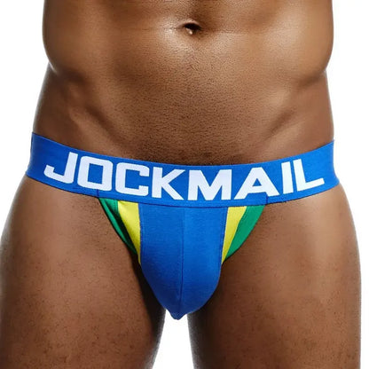 Low Rise Cotton Blend Men's Jockstrap