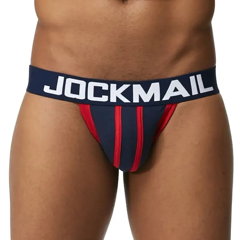 Low Rise Cotton Blend Men's Jockstrap