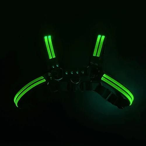 Glow Chest Circuit Party Harness – LED Light-Up Straps