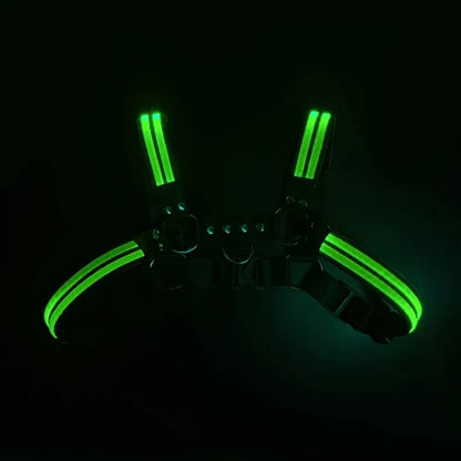 Glow Chest Circuit Party Harness – LED Light-Up Straps