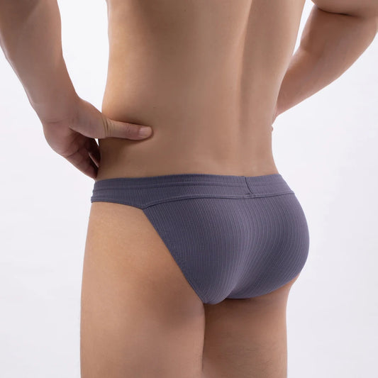 U-Convex Threaded Fabric Briefs