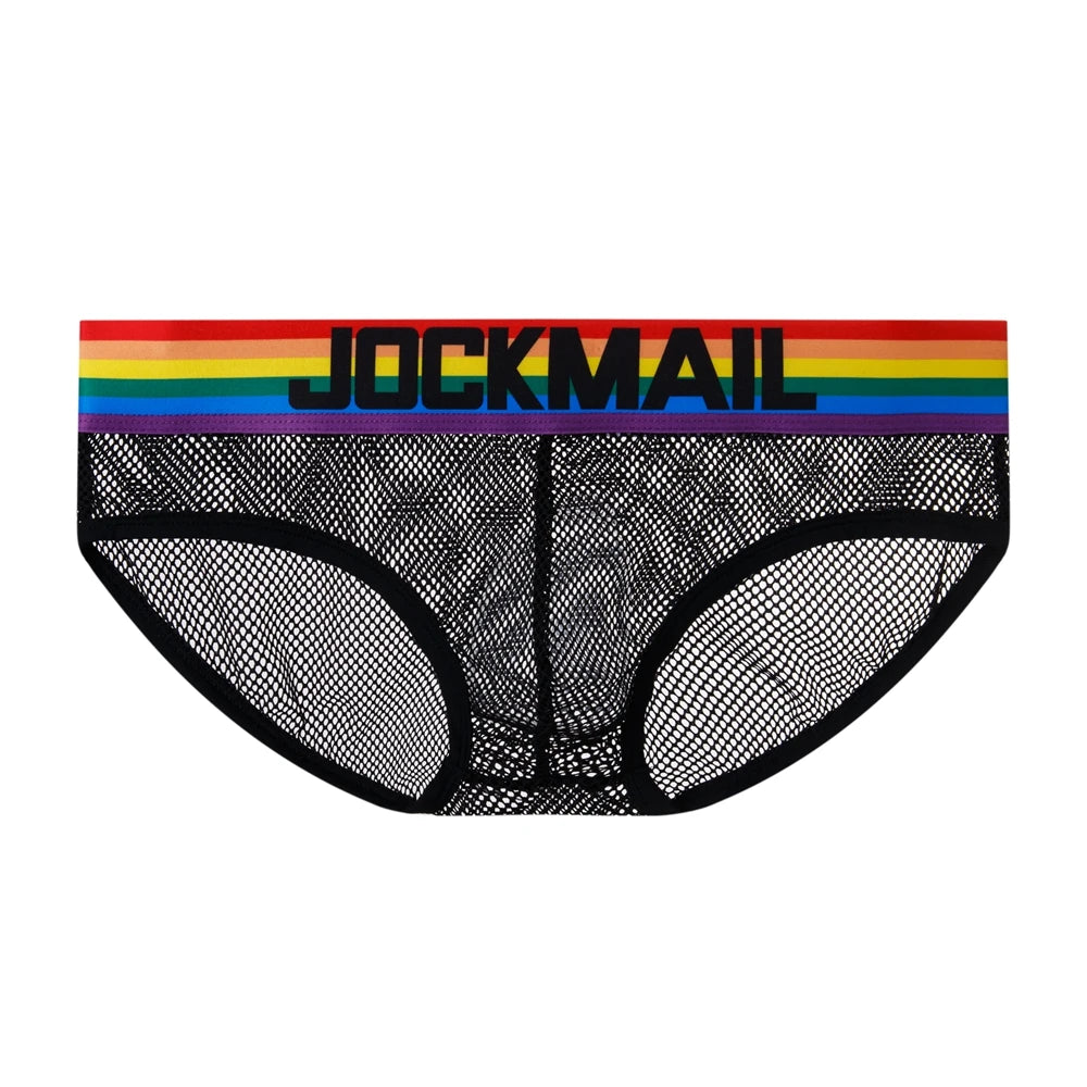 Rainbow Waistband Pride Men's Comfort Briefs
