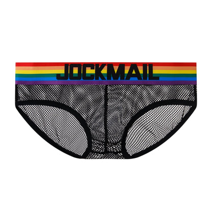 Rainbow Waistband Pride Men's Comfort Briefs