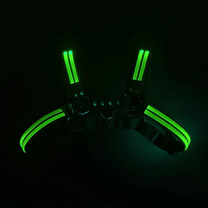 Glow Chest Circuit Party Harness – LED Light-Up Straps
