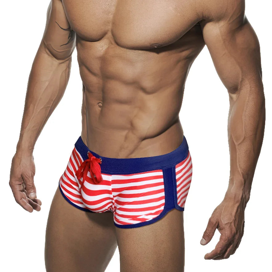 Striped Sailor Swim Briefs