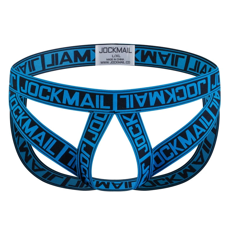 Double‑Strap Jockstrap with Cockring Pouch