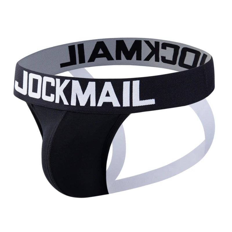 Low Rise Cotton Blend Men's Jockstrap