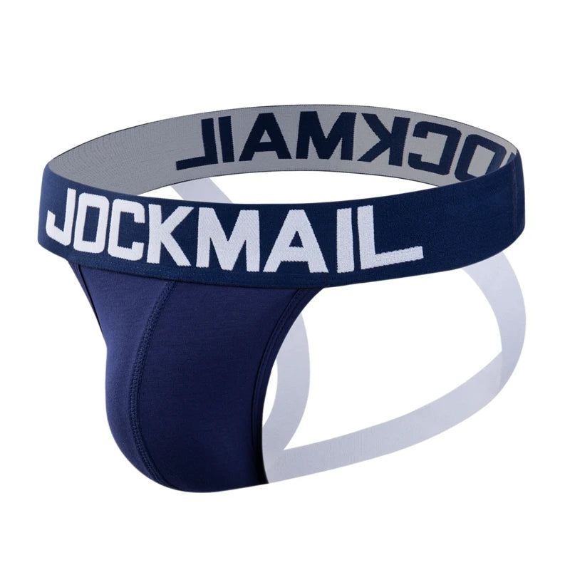 Low Rise Cotton Blend Men's Jockstrap