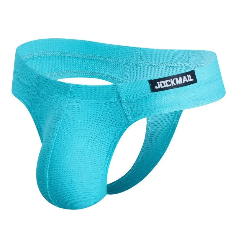 Sexy Nylon Fast-Dry Jockstrap Thong Brief