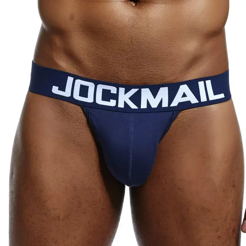 Low Rise Cotton Blend Men's Jockstrap