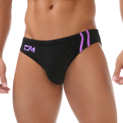 Double Stripe Sexy Swim Brief