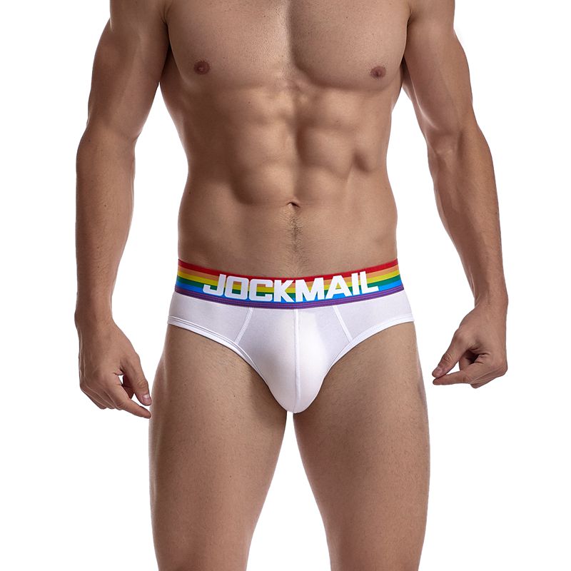 Rainbow Waistband Pride Men's Comfort Briefs