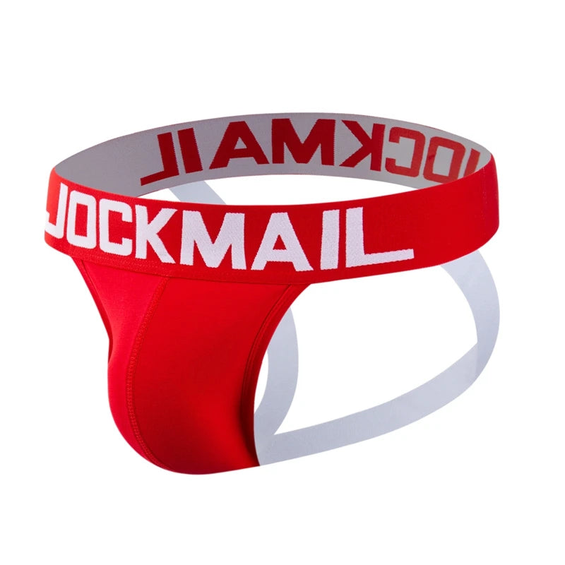 Low Rise Cotton Blend Men's Jockstrap