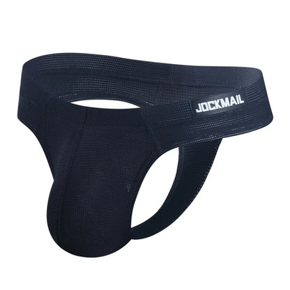 Sexy Nylon Fast-Dry Jockstrap Thong Brief