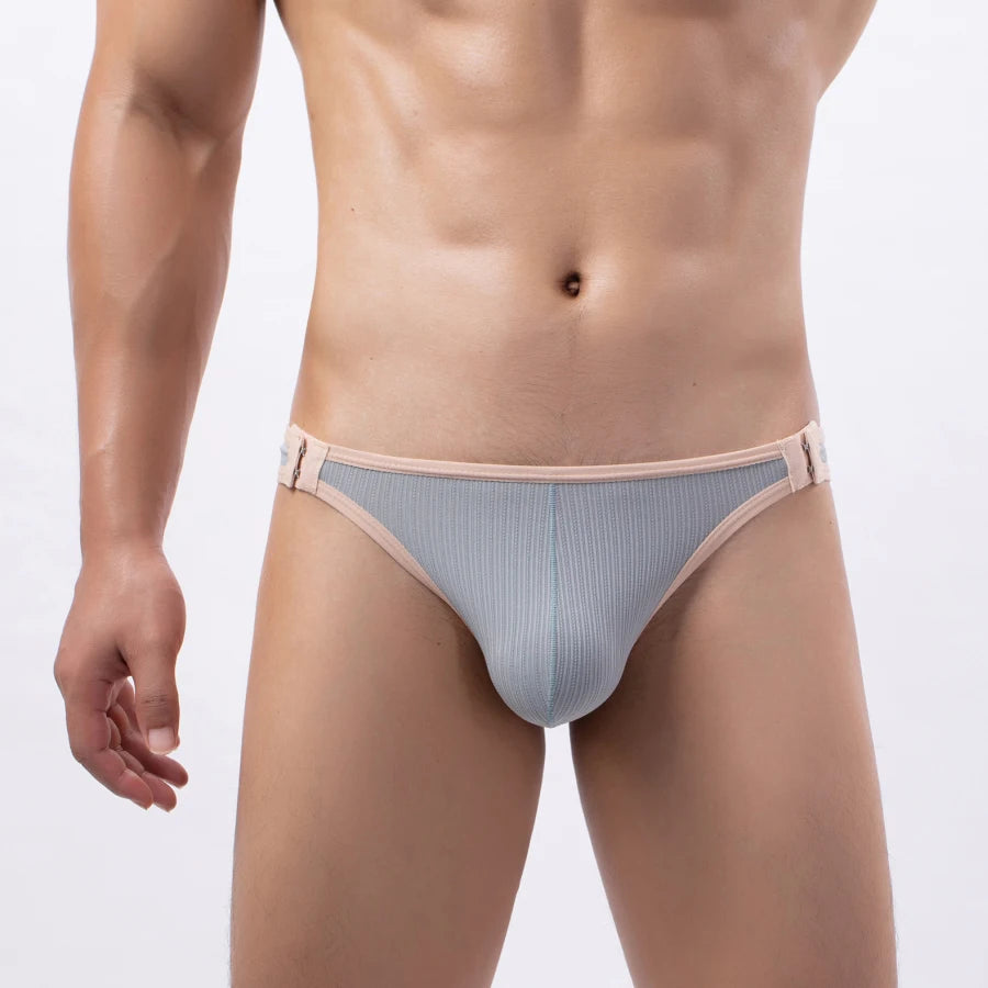 Colorblock Adjustable G-String Thong
