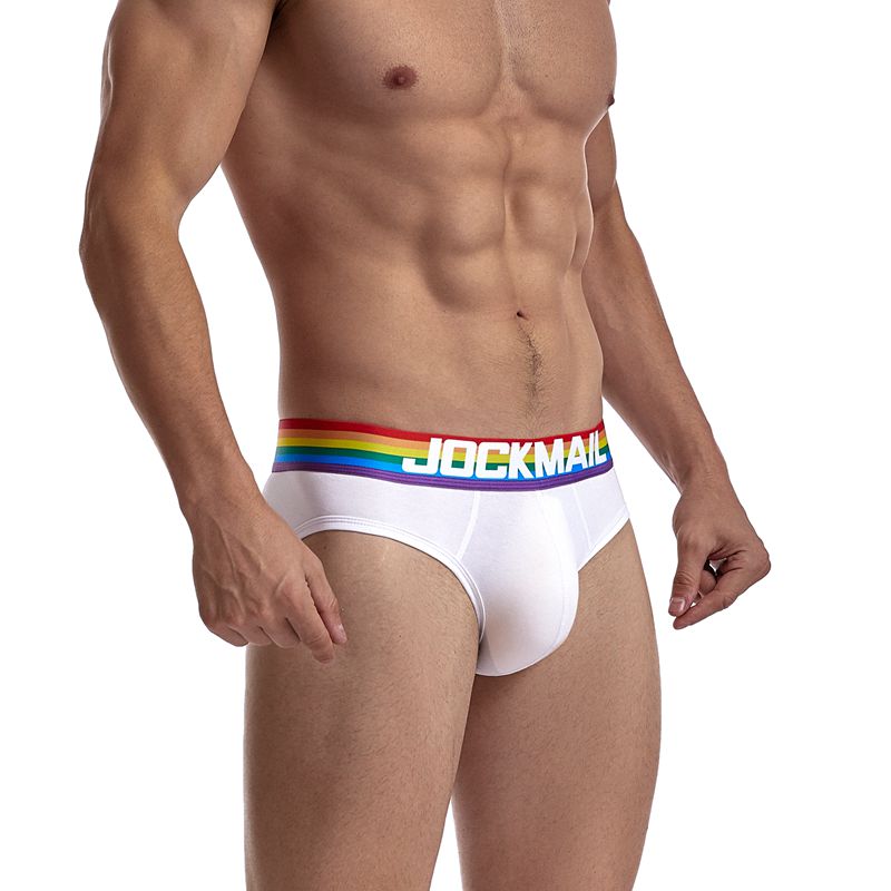 Rainbow Waistband Pride Men's Comfort Briefs
