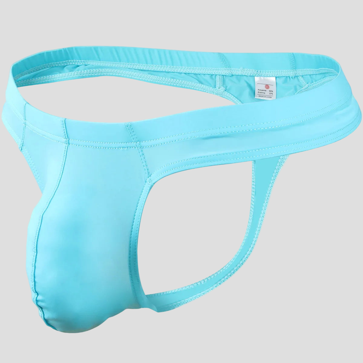 Light blue men's underwear on a white background